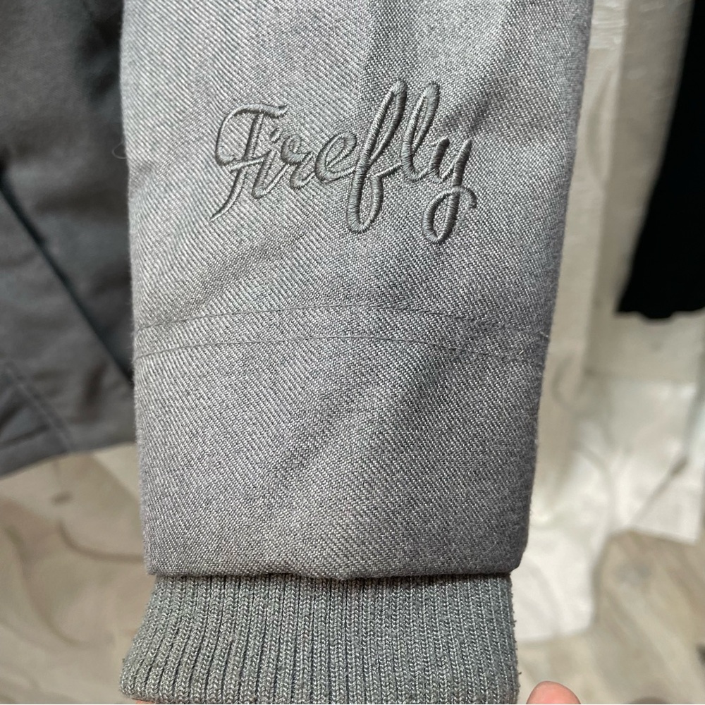 Firefly Anita Parka Womens Small Grey Faux Fur Hood Aquabase Elite Jacket - Picture 4 of 13